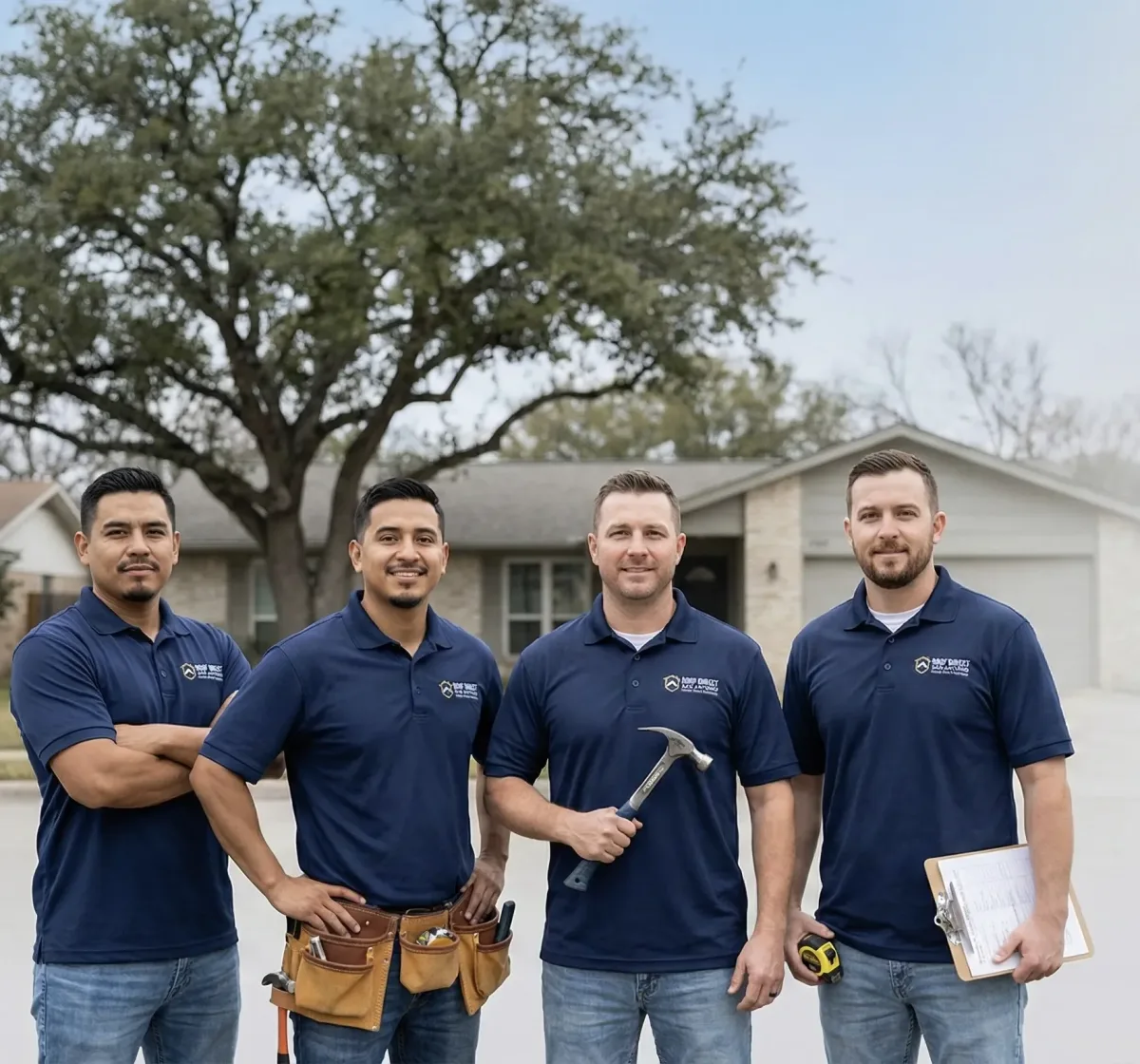 Roof Direct San Antonio roofing crew — the same experienced local crew since 2009